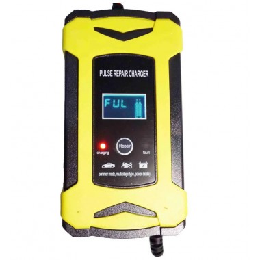 Зарядний пристрій для автоакумуляторів Battery Charger 8446 6A 12V, жовтий