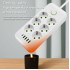 Сетевой фильтр-удлинитель 6 розеток 4USB и Type-C Port 3m
