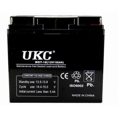 Акумулятор UKC Battery WST-18 12V 18A