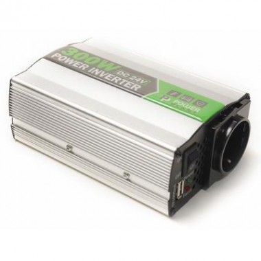 Автомобильный инвертор 24V/220V 300W, USB 5V 1A, HYM300-242 PowerPlant (KD00MS0002) Автомобильный инвертор 24V/220V 300W, USB 5V 1A, HYM300-242 PowerPlant (KD00MS0002)