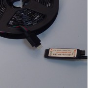 Світлодіодна USB стрічка 5050 RGB 2 м з пультом 7572