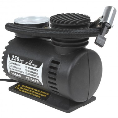 Автомобільний компресор 250PSI 10-12Amp 25л Ji030