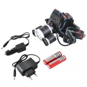 Ліхтар налобний MHZ 3 Led RJ 3000 T6