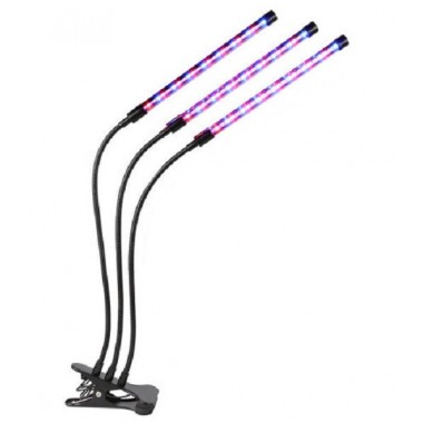 Фитолампа світлодіодна для рослин Plant Grow Light 8075 з таймером, чорна
