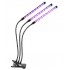 Фитолампа світлодіодна для рослин Plant Grow Light 8075 з таймером, чорна