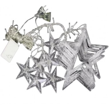 Гірлянда штора STAR CURTAIN MULTI 7753 Зірки, різнокольорова
