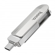 Флешка HOCO UD10 USB3.0 Type-C OTG 128GB, срібляста