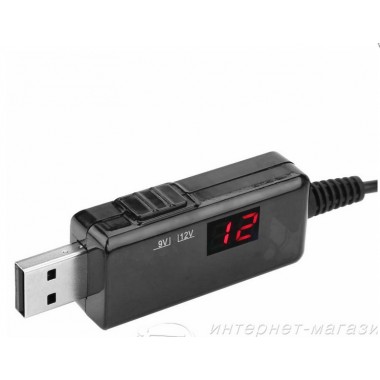 USB 5V to DC 9V 12V 5.5x2.1 кабель питания USB 5V to DC 9V 12V 5.5x2.1 кабель питания