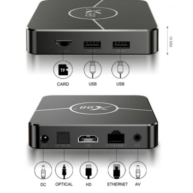 Смарт приставка X98 Plus 2/16Gb