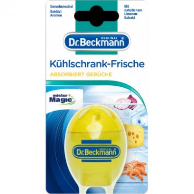 Средство для чистки холодильника Dr. Beckmann поглотитель запаха Лимон 40 г (4008455048314)