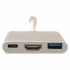 Адаптер HD-U03 USB 3.1 Type-C to HDMI+PD+USB3.0 Адаптер HD-U03 USB 3.1 Type-C to HDMI+PD+USB3.0