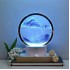 Ночник 3D зыбучие пески с Led подсветкой 7 режимов синий песок