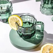 Набор 4 стеклянных чашек в форме дизайна Кактуса