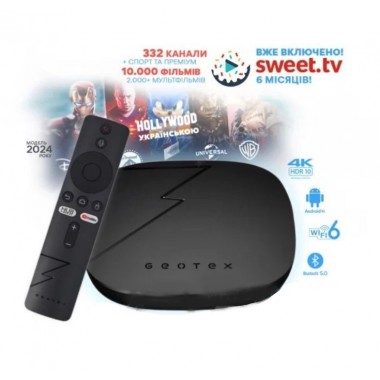 Sweet TVBox 4K Смарт приставка