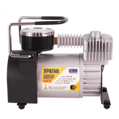 Компрессор Ураган 12052 150psi/15Amp/40л/прикур.+ перех/ автостоп Компрессор Ураган 12052 150psi/15Amp/40л/прикур.+ перех/ автостоп