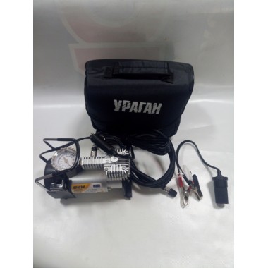 Компрессор Ураган 12052 150psi/15Amp/40л/прикур.+ перех/ автостоп Компрессор Ураган 12052 150psi/15Amp/40л/прикур.+ перех/ автостоп