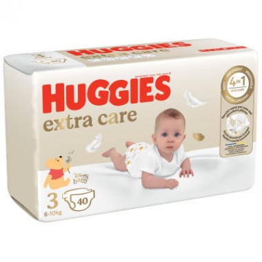Подгузники Huggies Extra Care Size 3 (6-10 кг) 40 шт (5029053574400)