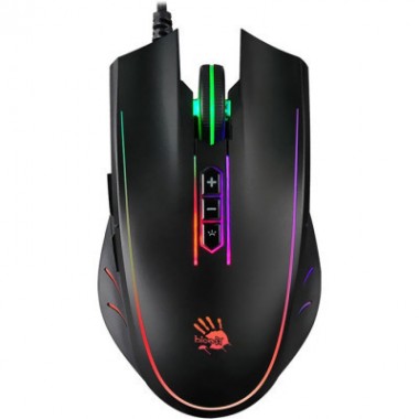 Мышка A4Tech Bloody Q81 Neon XGlide Curve Black (4711421948555)