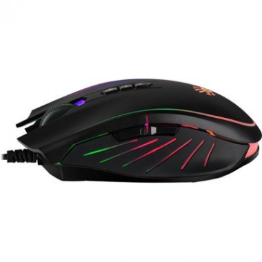 Мышка A4Tech Bloody Q81 Neon XGlide Curve Black (4711421948555)