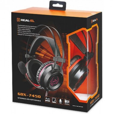 Наушники REAL-EL GDX-7450 Black (EL124100039)