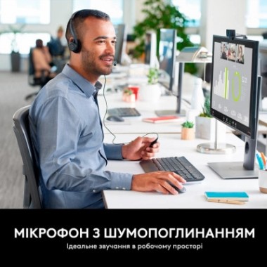 Наушники Logitech PC 960 Stereo Headset USB (981-000100)