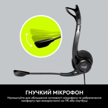 Наушники Logitech PC 960 Stereo Headset USB (981-000100)