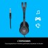 Наушники Logitech H111 Stereo Headset with 1*4pin jack (981-000593)