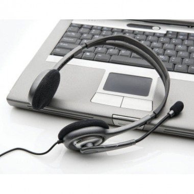 Наушники Logitech H111 Stereo Headset with 1*4pin jack (981-000593)