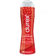 Интимный гель-смазка Durex Play Saucy Strawberry со вкусом и ароматом клубники (лубрикант) 50 мл (4820108005280)
