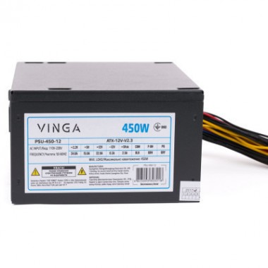 Блок питания Vinga 450W ОЕМ (PSU-450-12) Блок питания Vinga 450W ОЕМ (PSU-450-12)