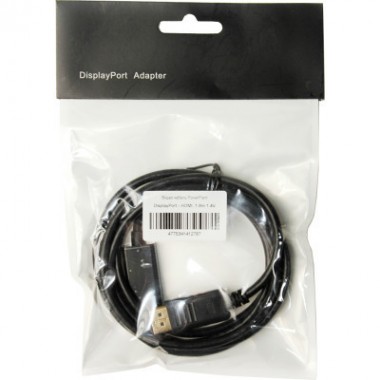Кабель мультимедийный DisplayPort M to HDMI M 1.8m PowerPlant (KD00AS1278)