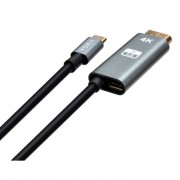 Кабель мультимедийный USB-C to DisplayPort M 1.5m v1.2 4K60Hz PD 100W port Vinga (VCPVCCD1215PD)