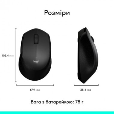 Мышка Logitech M280 Black (910-004287)