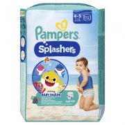 Подгузники Pampers для плавания Splashers Размер 4-5 (9-15 кг) 11 шт (8001090698384)