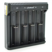 Зарядное устройство для аккумуляторов Liitokala 4 Slots, LED, Li-ion, 10430/10440/14500/16340/17670/18500/18650/26650/25500/26700