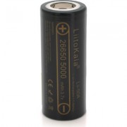 2шт, Аккумулятор 26650 5000mAh (5100-5500mAh) 25A, 3.7V (2.5-4.2V), Black, 2шт в уп., ціна за 1шт Liitokala (Lii-50A / 23383)