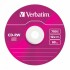 Диск CD Verbatim CD-RW 700Mb 12X SlimBox 5шт Color (43167)