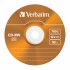 Диск CD Verbatim CD-RW 700Mb 12X SlimBox 5шт Color (43167)