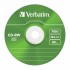 Диск CD Verbatim CD-RW 700Mb 12X SlimBox 5шт Color (43167)