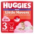 Подгузники Huggies Little Movers/Pants 3 Mega 6-11 кг для девочек 58 шт (5029053547480) Подгузники Huggies Little Movers/Pants 3 Mega 6-11 кг для девочек 58 шт (5029053547480)