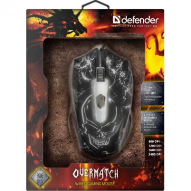 Мышка Defender Overmatch GM-069 USB Black (52069)