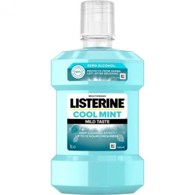 Ополаскиватель для полости рта Listerine Свежая мята Мягкий вкус 1000 мл (3574661011394/3574661619927) Ополаскиватель для полости рта Listerine Свежая мята Мягкий вкус 1000 мл (3574661011394/3574661619927)