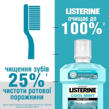 Ополаскиватель для полости рта Listerine Свежая мята Мягкий вкус 1000 мл (3574661011394/3574661619927) Ополаскиватель для полости рта Listerine Свежая мята Мягкий вкус 1000 мл (3574661011394/3574661619927)