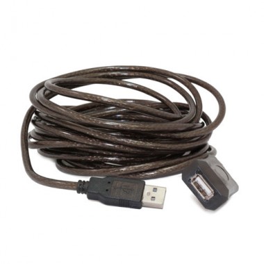 USB 2.0 удлинитель активный репитер, кабель AM - AF, 10м