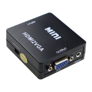 Конвертер HDMI - VGA, видео, аудио, 1080p