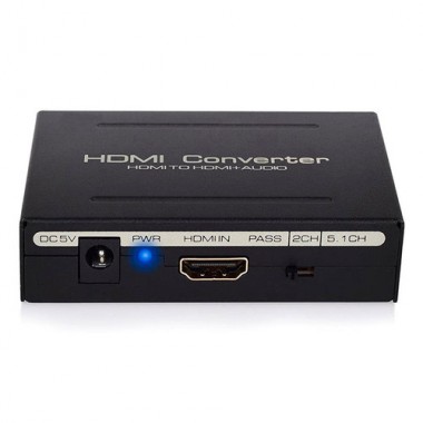 Экстрактор аудио, преобразователь HDMI, SPDIF, Toslink, RCA, тюльпан