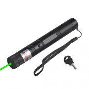 Лазер зеленый 100мВт 532нм, лазерная указка Laser 303 с блокировкой, насадка