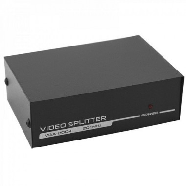 Коммутатор VGA - 4 VGA, разветвитель, сплиттер, 200МГц, до 30м