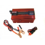 Перетворювач авто інвертор UKC 12V-220V 500W LCD KC-500D