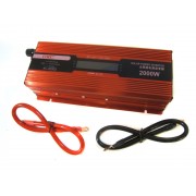 Перетворювач авто інвертор UKC 12V-220V 2000W LCD KC-2000D